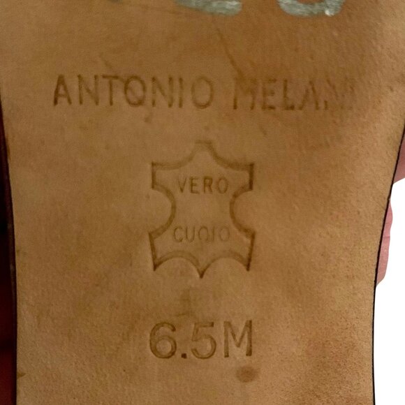 Antonio Melani Silverstone Embellished Heels T-Strap 6.5 Shoes Formal Open Toe - Picture 8 of 8